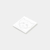 Etwas mürrischer Press Klebezettel Post-it Klebezettel (angewinkelt)