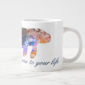 Etwas Neues Tasse_Watercolor Manatee Jumbo-Tasse (Rechts)