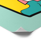 Etwas Neues testen Poster (Ecke)