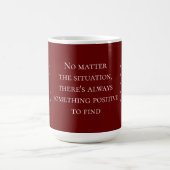 Etwas Positives - Tasse (Mittel)