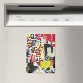 etwas Punkt com Collage Magnet (In Situ (Geschirrspüler))