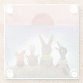 Etwas rot glasuntersetzer (Rückseite)