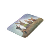 Etwas Rotes Badematte (Schrägansicht)