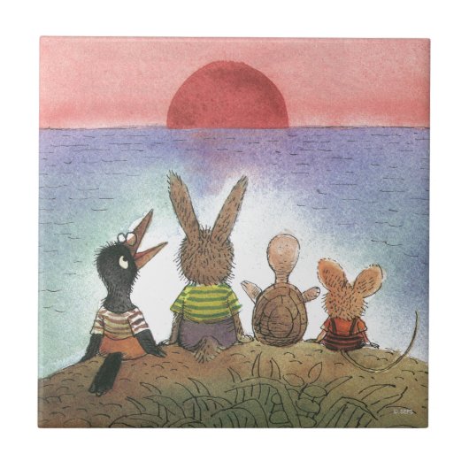 Etwas Rotes Fliese (Vorderseite)