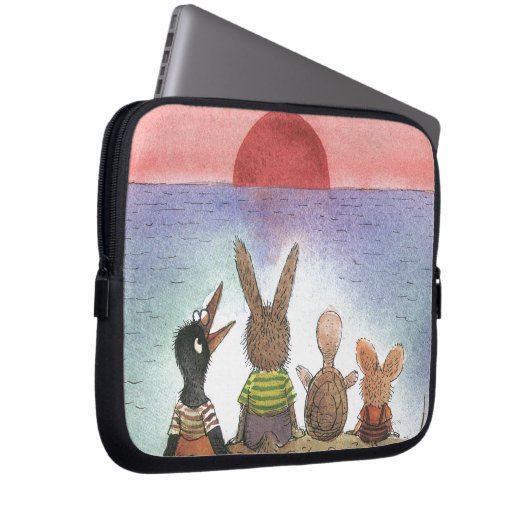 Etwas Rotes Laptopschutzhülle (Vorne Rechts)