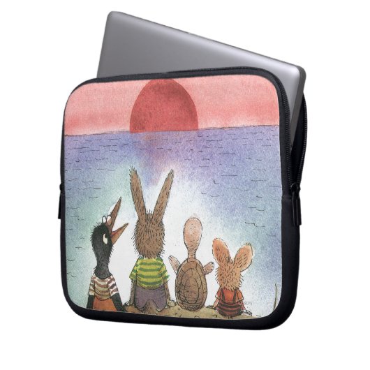 Etwas Rotes Laptopschutzhülle (Vorderseite Links)