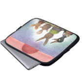 Etwas Rotes Laptopschutzhülle (Vorne Knopf)