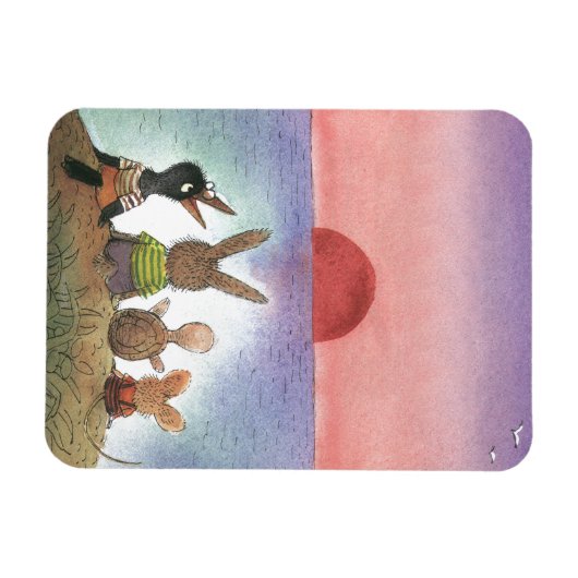 Etwas Rotes Magnet (Horizontal)