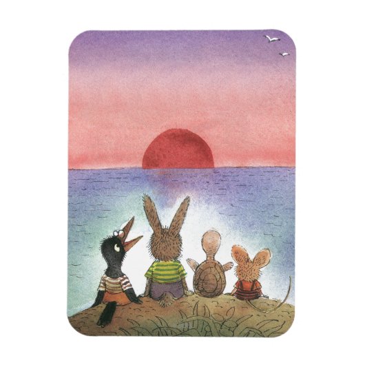 Etwas Rotes Magnet (Vertikal)