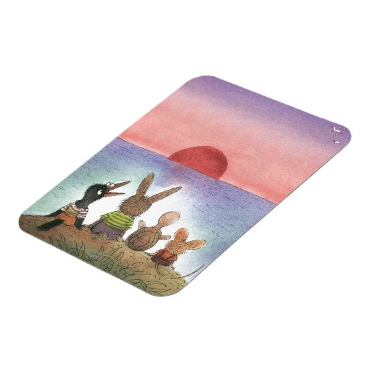 Etwas Rotes Magnet (Linke Seite)