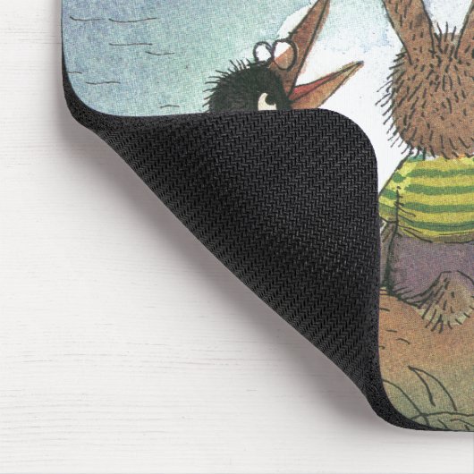 Etwas Rotes Mousepad (Ecke)