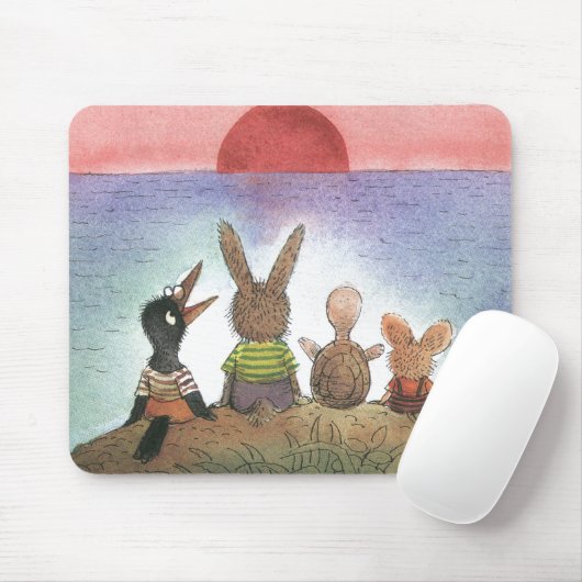 Etwas Rotes Mousepad (Mit Mouse)