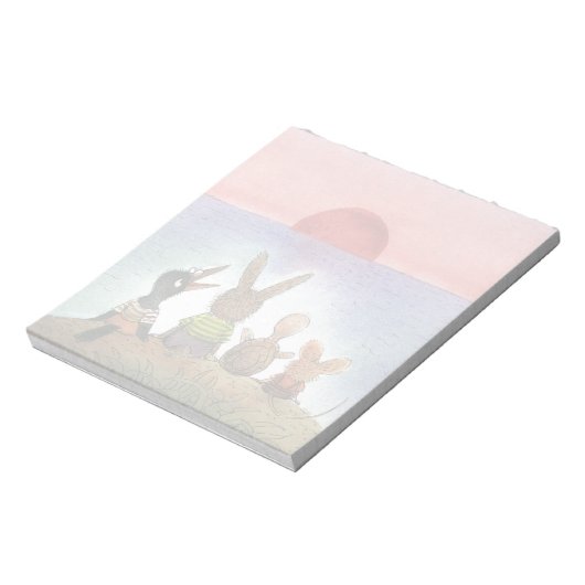 Etwas Rotes Notizblock (Rotiert)