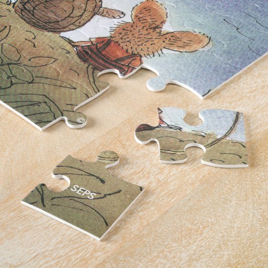 Etwas Rotes Puzzle (Seite)