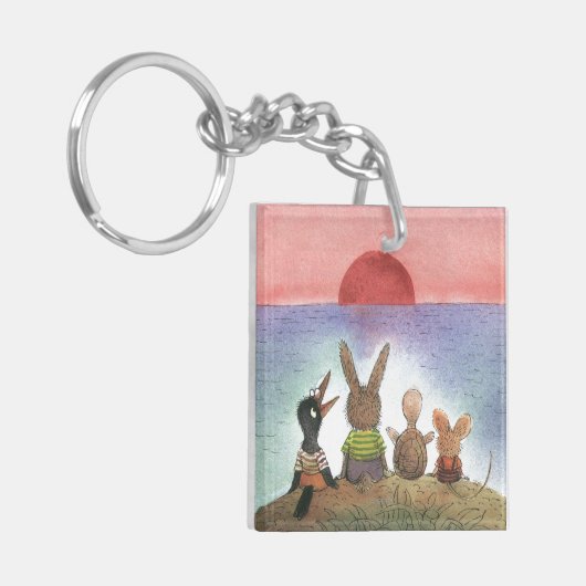 Etwas Rotes Schlüsselanhänger (Vorderseite links)