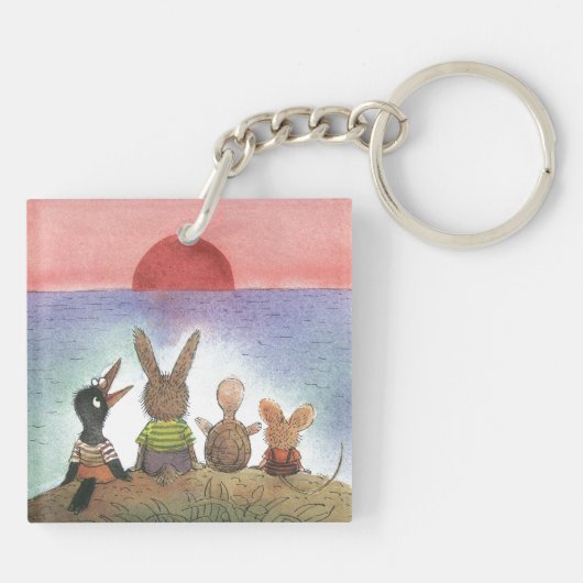 Etwas Rotes Schlüsselanhänger (Rückseite)