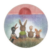 Etwas Rotes Schneidebrett (Vorderseite)