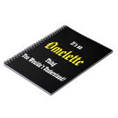 Etwas Rotten Omelet Journal Notizblock (Linke Seite)