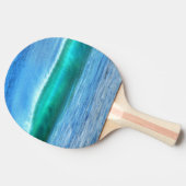 Etwas Sand Tischtennis Schläger (Seitenansicht)