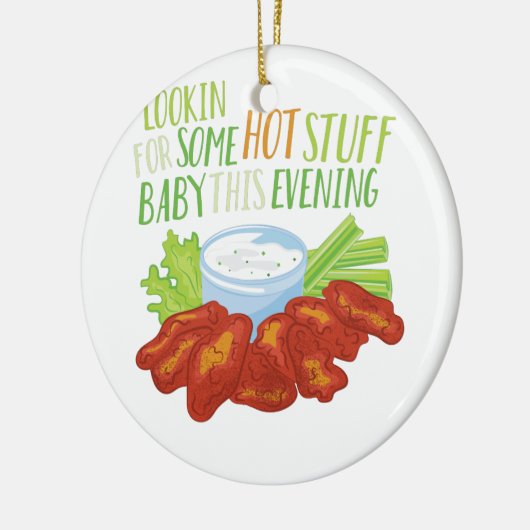 Etwas scharfe Dinge Keramik Ornament (Links)