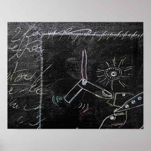 Etwas Seltsames an diesem Black Leinwand 1 Poster (Vorne)