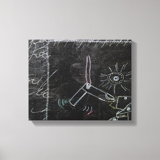 Etwas Seltsames an dieser schwarzen Leinwand 1 (Vorderseite)