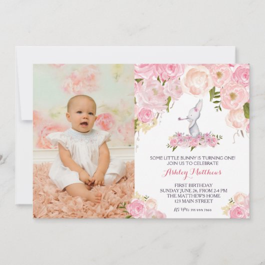 etwas sonnige Geburtstagseinladung Einladung (Vorderseite)