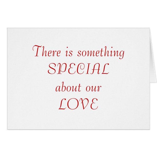 etwas SPEZIELL über unsere LIEBE (Vorderseite (Horizontal))
