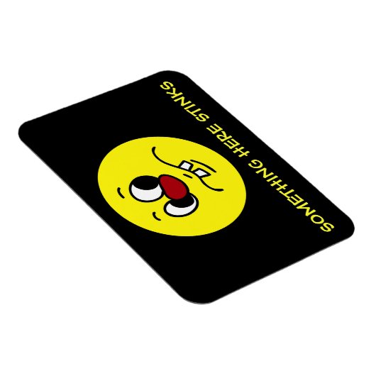 Etwas Stinkes Gesicht Grumpy Magnet (Rechte Seite)