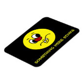 Etwas Stinkes Gesicht Grumpy Magnet (Linke Seite)