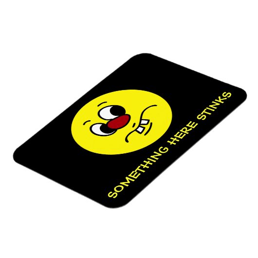 Etwas Stinkes Gesicht Grumpy Magnet (Linke Seite)