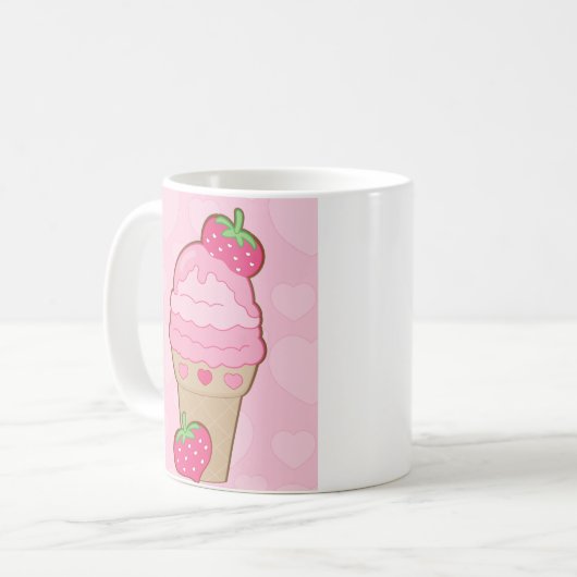 Etwas Strawberry Sweet Kaffeetasse (Vorderseite Links)