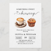 Etwas Süßes Braut sich Baby Shower Neutral Einladung (Vorderseite)