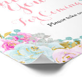 Etwas Süßes ist brauen Danke für das Kommen Poster (Ecke)