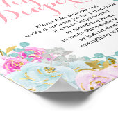 Etwas Süßes ist das Brennen spät nachts Windeln Poster (Ecke)