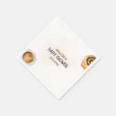 Etwas Süßes ist das Brennen von Watercolor Babydus Serviette (Ecke)