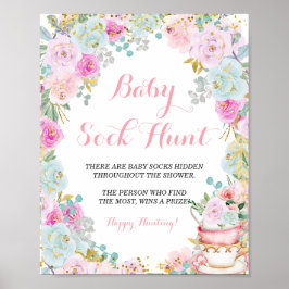 Etwas Süßes ist Party Baby Sock Hunt zu züchten Poster