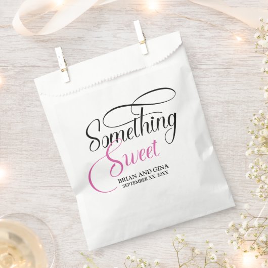 Etwas Süßes Personalisiert Geschenktütchen (Ausgeschnitten)