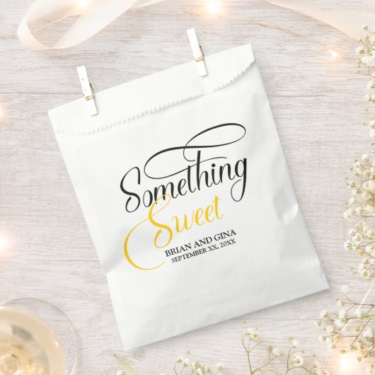 Etwas Süßes Personalisiert Geschenktütchen (Ausgeschnitten)