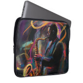Etwas über ein Saxophon... Laptopschutzhülle (Vorne Rechts)