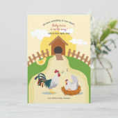 Etwas, um über die Schwangerschaftsankündigung zu Ankündigung (Stehend Vorderseite)