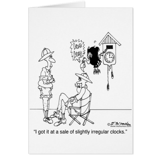 Etwas unregelmäßige Kuckucksuhr (Vorne)