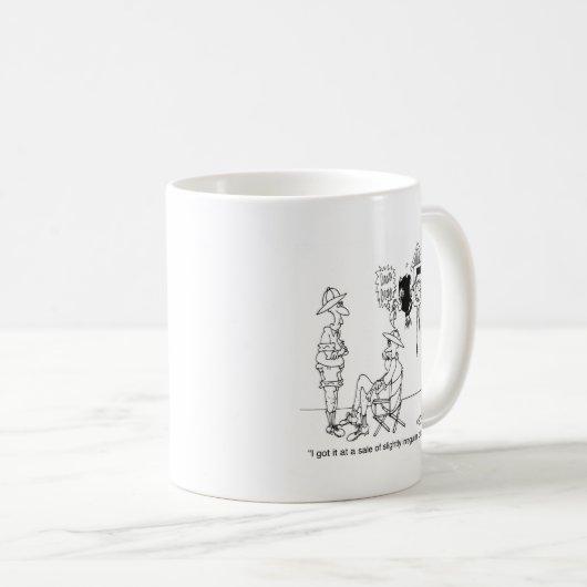 Etwas unregelmäßige Kuckucksuhr Kaffeetasse (VorderseiteRechts)