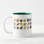 "Etwas von dem ordentlichen Material, das ich Zweifarbige Tasse (Links)