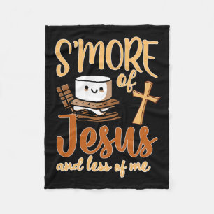 Etwas von Jesus weniger mich Christlichen Camper C Fleecedecke