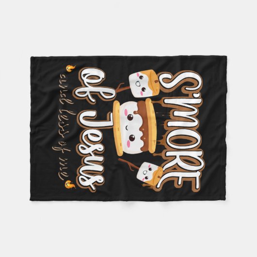 Etwas von Jesus weniger mich Christlichen Camper C Fleecedecke (Vorderseite (Horizontal))