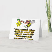 Etwas Wackeliges Karte (Rückseite)