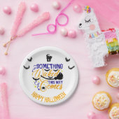 Etwas, was auf diese Weise gekippt kommt Halloween Pappteller (Party)