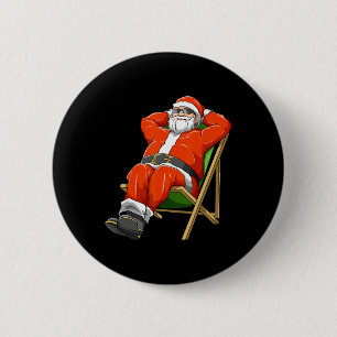 Etwas Weihnachtsmann Weihnachten Im Juli Hawaiiani Button