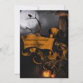 Etwas Wikisches Halloween Einladung (Vorderseite)